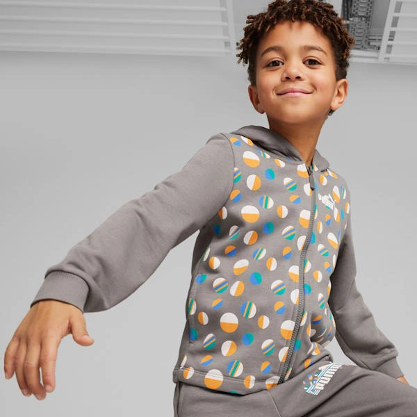 PUMAs ESS+ Sommercamp Kapuzenjacke für kleine Entdecker – Sonne Spaß und Style pur!